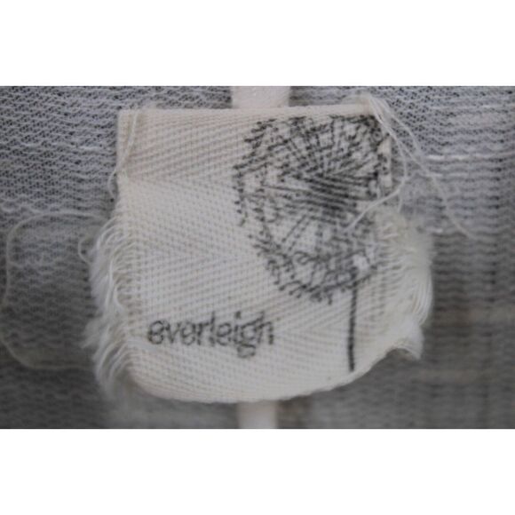 Everleigh Sleeveless Ivory Cream Button Front Tunic Blouse Size Medium Cotton - Picture 5 of 6